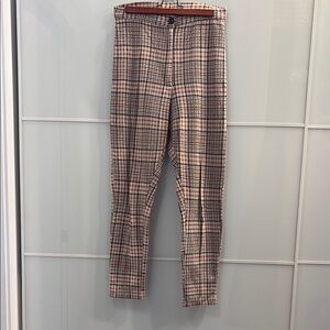 Free People Plaid skinny’s